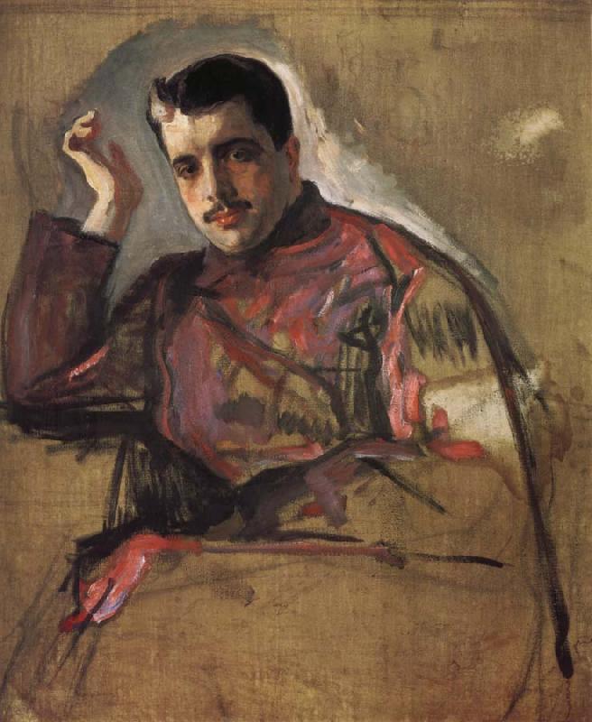 Valentin Serov Portrait of Sergei Diaghilev oil painting image